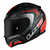 CAPACETE RAPID FF353 DOOM MATTE BLK/RED - FC MOTO PEÇAS