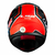 CAPACETE RAPID FF353 DOOM MATTE BLK/RED