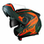 Imagem do CAPACETE ROUTE FF345 SPEEDMAX MATTE GREEN/ORANGE