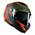 CAPACETE ROUTE FF345 SPEEDMAX MATTE GREEN/ORANGE