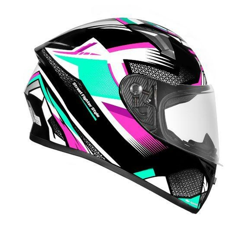 CAPACETE X TROY FF 526 RAGE 56/PRET/TIFANNY