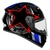 CAPACETE X TROY FF 526 COSMIC PRETO/VERMELHO