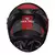 CAPACETE VOLT ABSTRAK MATTE BLK/RED - loja online