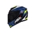 CAPACETE ASX EAGLE STREET BRILHO PRETO/AZUL/AMARELO - comprar online