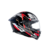 CAPACETE B-FAST VX PRETO/VERMELHO