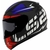 CAPACETE RAPID FF353 CROMO MATTE BLACKK/RED/BLUE - comprar online
