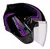 CAPACETE SPARK JET SPEED /PTO/LILAS - FC MOTO PEÇAS