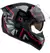 CAPACETE ICON PRO RUSH PRETO/VERMELHO - comprar online