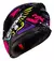 NORISK CAPACETE RAZOR CIRCUS BLACK / PINK - FC MOTO PEÇAS