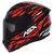 Imagem do CAPACETE ASX CITY ARROW BRILHO PRETO/VERMELHO/BRANCO