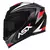 CAPACETE ASX EAGLE STREET BRILHO PRETO/GRAFITE/BRANCO - FC MOTO PEÇAS