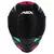 CAPACETE ASX EAGLE STREET BRILHO PRETO/TIFFANY/ROSA - FC MOTO PEÇAS