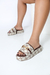 Blair - Flatform Jacquard Feminina Bege na internet