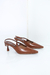 Marilia -Scarpin Slingback Feminino Caramelo - comprar online