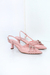 Charlote - Scarpin Slingback Feminino Rosa - comprar online