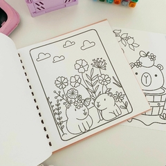 Imagem do LIVRO DE COLORIR - CAPIVARAS NO VERÃO