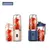 Espremedor elétrico sem fio com 6 lâminas, copo de suco de frutas - 400 ml - Wesley Mundo Digital 