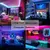 USB Bluetooth LED Strip Light, luzes RGB, lâmpada flexível, fita, auto-adesivo, TV, diodo de mesa, 5050 SMD, 5V - loja online