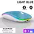 Mouse sem fio Bluetooth para Tablet e telefone, Ratos de retroiluminação RGB r na internet