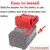 Adaptador/conversor de bateria para ferramentas de íon-lítio Hitachi 18V para Einhell/X-Change/Ozito 18V Adaptador de bateria de íon-lítio Acessório de ferramenta elétrica - comprar online