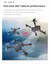 Profissional Mini Controle Remoto Drone, Quadcopter Dobrável, Helicóptero RC, Presente de Brinquedo Infantil, 4K HD Câmera Aérea, WiFi FPV, E88 - comprar online