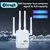 Elough-Dual Network Interface Repetidor WiFi, amplificador de sinal, roteador, c