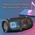 Alto-falante Bluetooth portátil à prova d&#39;água, alta potência, luz color - Wesley Mundo Digital 