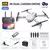 Profissional Mini Controle Remoto Drone, Quadcopter Dobrável, Helicóptero RC, Presente de Brinquedo Infantil, 4K HD Câmera Aérea, WiFi FPV, E88 - Wesley Mundo Digital 