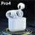 2024 ar pro 4 tws sem fio bluetooth fones de ouvido mini fone de ouvido fone par na internet