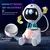 Projetor Galaxy Star LED Night Light, Céu estrelado, Astronauta Porjetores Lâm