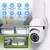 Imagem do Câmera de CCTV sem fio de vigilância doméstica, WiFi, PTZ, IP, cor, áudio noturno