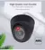 Câmera de segurança CCTV falsa criativa, concha manequim preto e branco, luz L na internet
