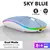 Mouse sem fio Bluetooth para Tablet e telefone, Ratos de retroiluminação RGB r - Wesley Mundo Digital 