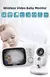 Imagem do Monitor de bebê colorido com vídeo sem fio de 3,2 polegadas, alta resolução,
