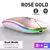 Mouse sem fio Bluetooth para Tablet e telefone, Ratos de retroiluminação RGB r