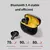 Realfit-F3 ANC Cancelamento de Ruído Ativo Auriculares Bluetooth, ENC, Chamada,