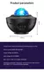 Novo led estrelado galáxia projetor luz noturna presente da criança usb bluetooth - comprar online