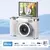 Câmera digital 4k 48mp câmera fotográfica filmadora de vídeo câmeras recarr