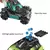 Imagem do RC Car Toys para Crianças, 4WD Controle Remoto Tanque, Iluminação Spray, Efei