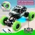 Carro de controle remoto com luzes coloridas piscando, brinquedo Off-Road, rodas - Wesley Mundo Digital 