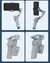 Handheld Gimbal Estabilizador para Celular, 3 Eixos, Luz de Preenchimento, Rastr - comprar online