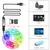 Imagem do RGB LED Strip Lights para quarto, controle remoto, mudança de cor, luzes de fit