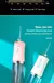 Portátil Inteligente Irrigador Oral Elétrico, Irrigador Recarregável Dental W