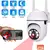 Câmera de CCTV sem fio de vigilância doméstica, WiFi, PTZ, IP, cor, áudio noturno