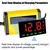 Carregador de bateria de carro totalmente automático, display digital lcd, 2A c - loja online