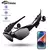 Toptrek Sports estéreo sem fio bluetooth ciclismo óculos de sol 5.0 fone telef