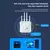 Elough-Dual Network Interface Repetidor WiFi, amplificador de sinal, roteador, c na internet