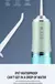 Portátil Inteligente Irrigador Oral Elétrico, Irrigador Recarregável Dental W