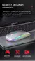 Imagem do Mouse sem fio Bluetooth para Tablet e telefone, Ratos de retroiluminação RGB r