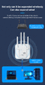 Elough-Dual Network Interface Repetidor WiFi, amplificador de sinal, roteador, c na internet